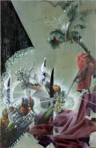 Pleroma/Klinge II · Pleroma/Blade II - Painting by Michael Kunze